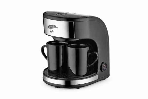 صانعة قهوة أمريكية كهربائية بقوة 850 واط   تشمل 2 كوب قهوة مجانية