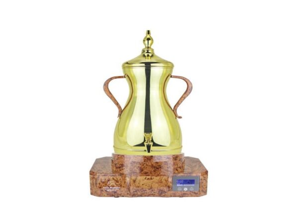 Electric Arabic Hospitality Dallah 1L   Stainless Steel with 5 Year Warranty
